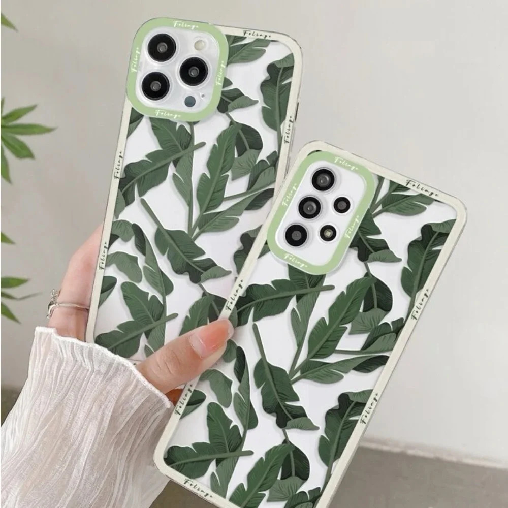 ⚠️Clearance iPhone 11 Pro Max Leaf Pattern Phone Case - Picture 2 of 4